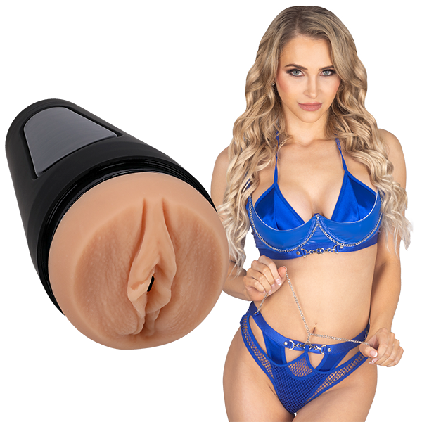 Doc Johnson Main Squeeze Alix Lynx Realistic Pussy Stroker Vanilla ULTRASKYN - Masturbators and Strokers