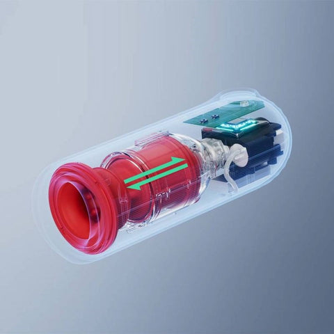 OTouch Submarine Submersible Vibrating Male Masturbator with Triple Action - Masturbators and Strokers