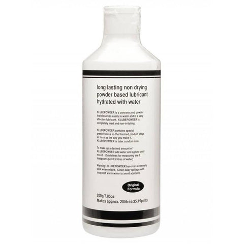 M&K Products K Lube Water Based Lube Concentrated Powder 200 gm Super Slick - Water Based Lubes