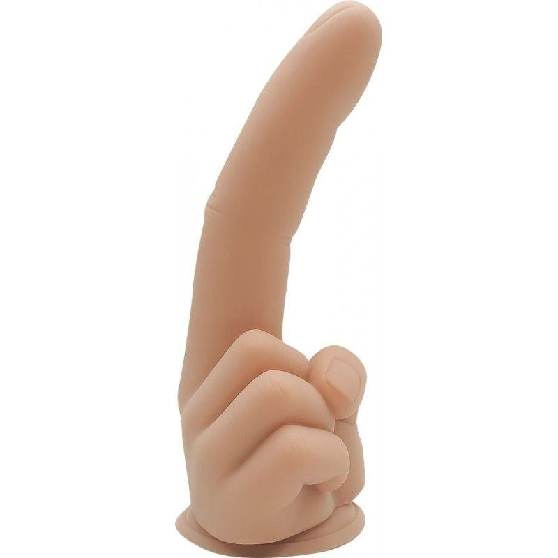 Hott Products Finger Fest Trigger Realistic Dildo Flesh Suction Cup Base - - Realistic Dildos