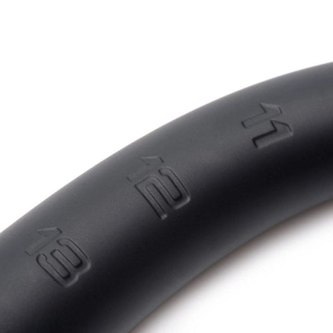 XR Brands Hosed Silicone Tapered Hose 15 Inch Anal Dildo with Measurements - Anal Dildos