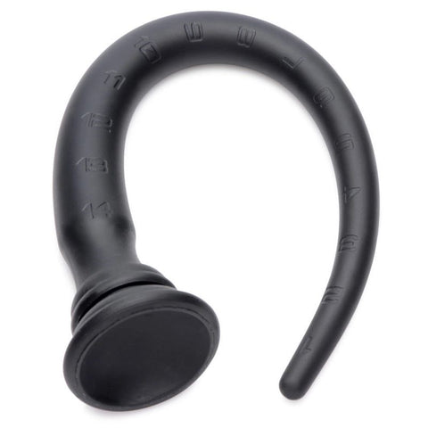 XR Brands Hosed Silicone Tapered Hose 15 Inch Anal Dildo with Measurements - Anal Dildos