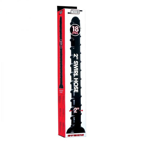 XR Brands Hosed 18 Inches Swirl Thick Anal Snake Large Dildo with Spiral - Anal Dildos