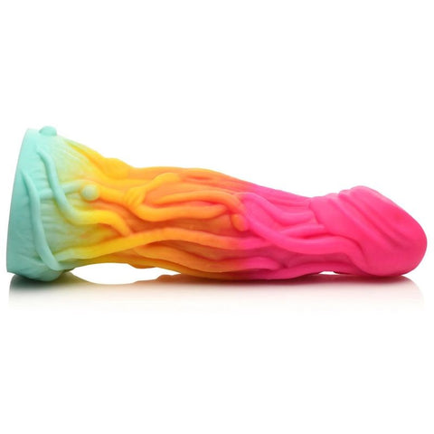XR Brands Creature Cocks Shape Shifter Alien Fantasy Silicone Dildo Spiral Horn - Realistic Dildos