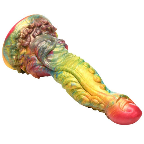 XR Brands Creature Cocks Majestic Merman Fantasy Silicone Dildo with S Curve - Realistic Dildos