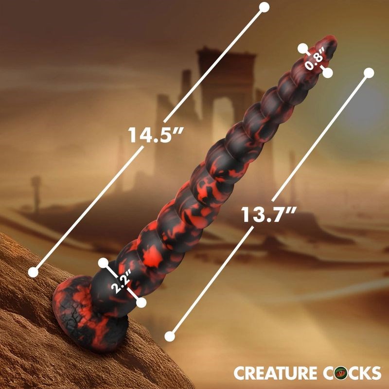 XR Brands Creature Cocks Stinger Silicone Anal Dildo with Deep Penetration - - Anal Dildos