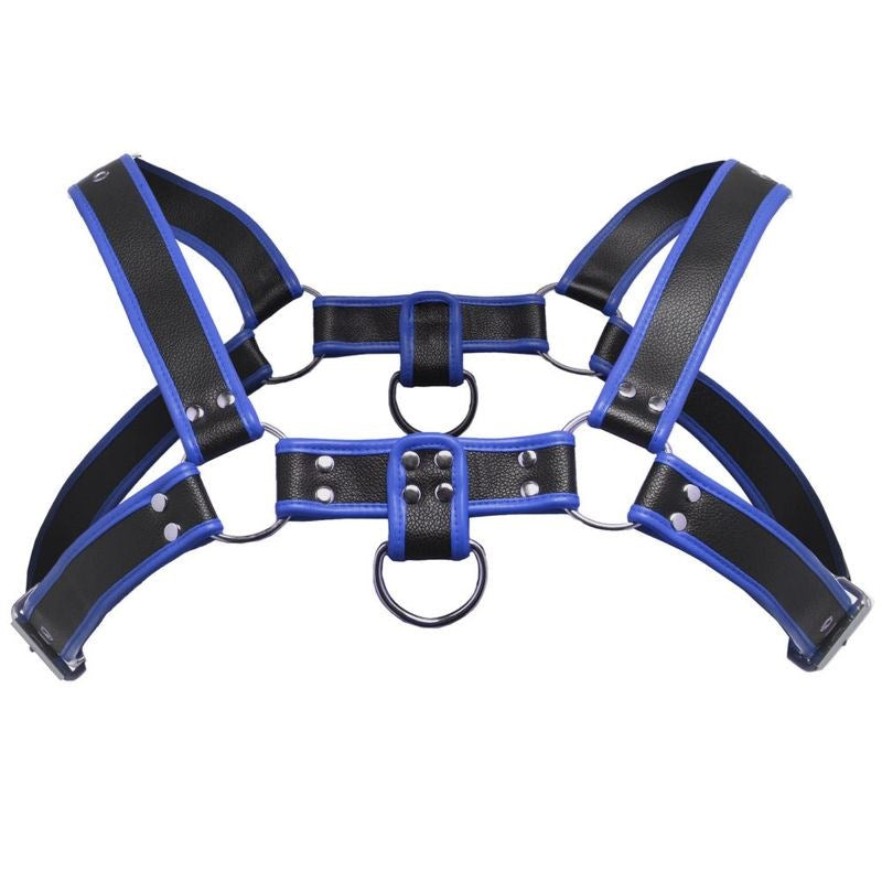 XR Brands Master Series Bulldog Fully Adjustable Harness Restraints - - Cuffs And Restraints