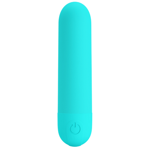 Baile Pretty Love Stefan Rechargeable Mini Bullet Massager with Dual Rings - Bullet Vibrators