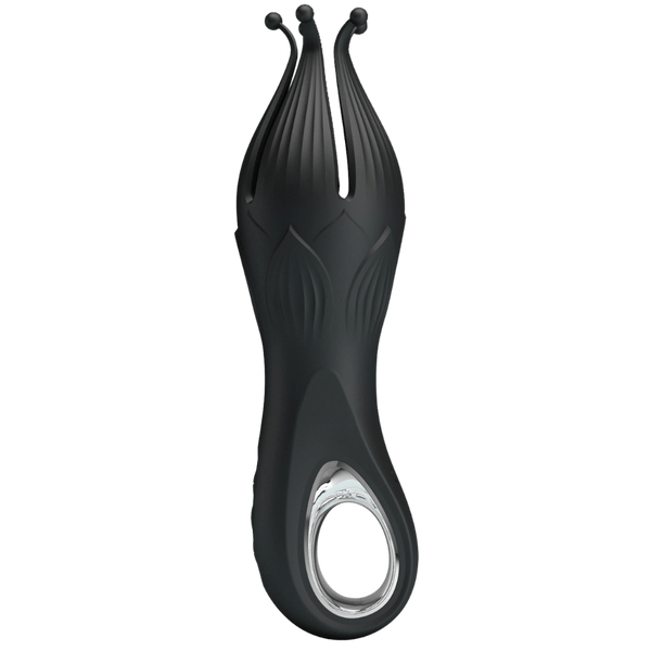 Pretty Love Arella Rechargeable Clitoral Massager Black - - Clit Ticklers and Pulsators