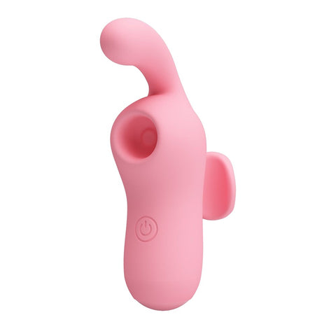 Baile Pretty Love Magic Fairy Rechargeable Finger Massager Pink Vibrator - Finger and Tongue Vibrators