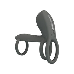 Pretty Love Jammy Master Vibrating Cock Ring Grey - - Vibrating Cock Rings