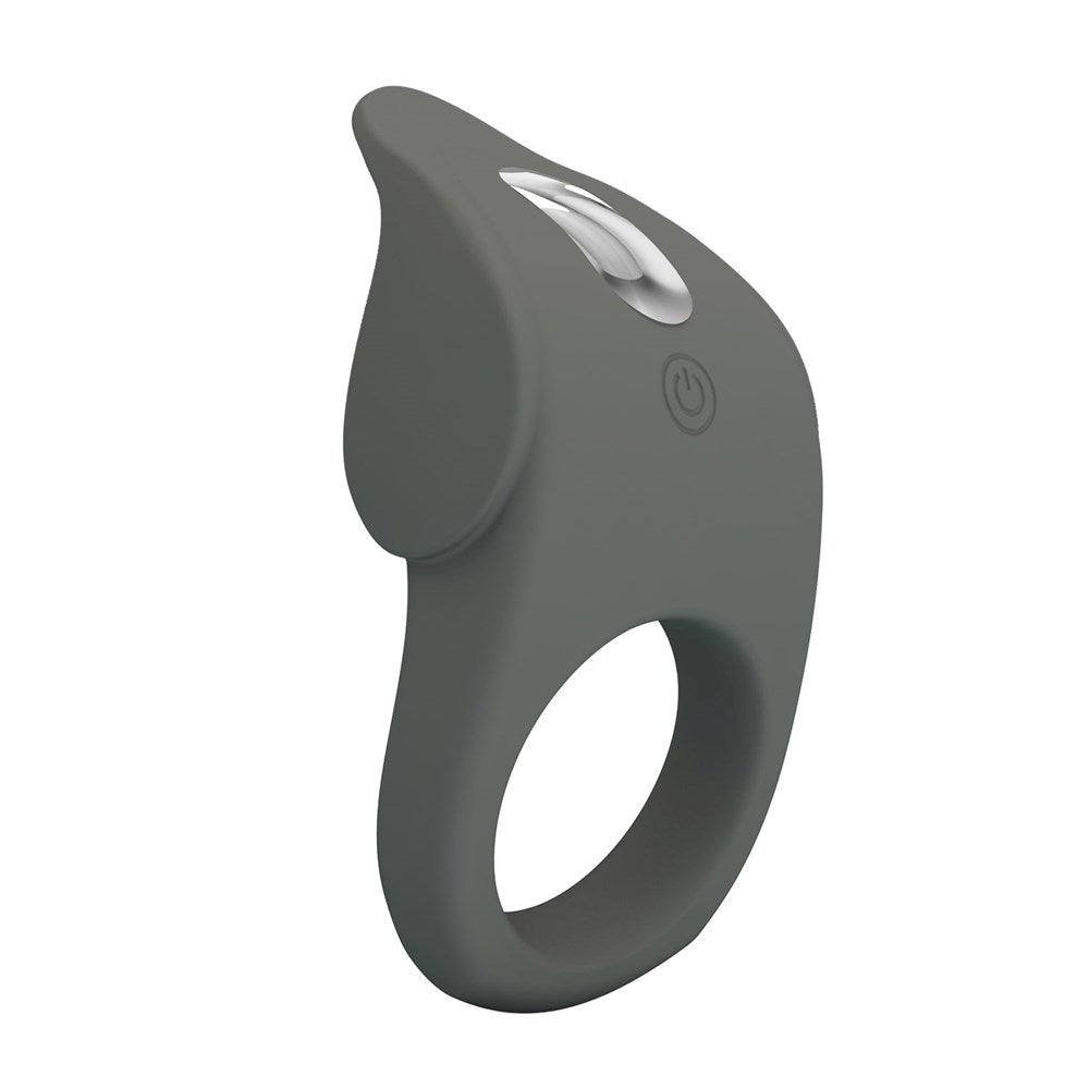 Pretty Love Alto Master 10 Functionc Cock Ring Grey - - Vibrating Cock Rings