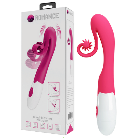 Baile Pretty Love Tatianna 30 Functions Rechargeable Massager Pink Cock Ring - Personal Massagers