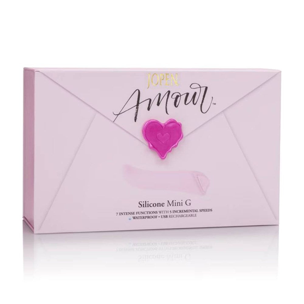 California Exotics Jopen Amour Silicone Multi Functions Mini G Spot Vibrator - - G-Spot Vibrators