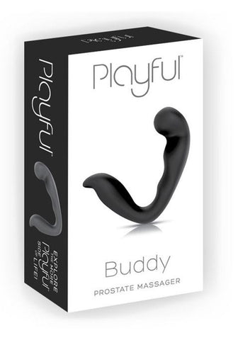 Evolved Playful Buddy Vibrating Prostate Massager Black Dual Motor - Prostate Sex Toys