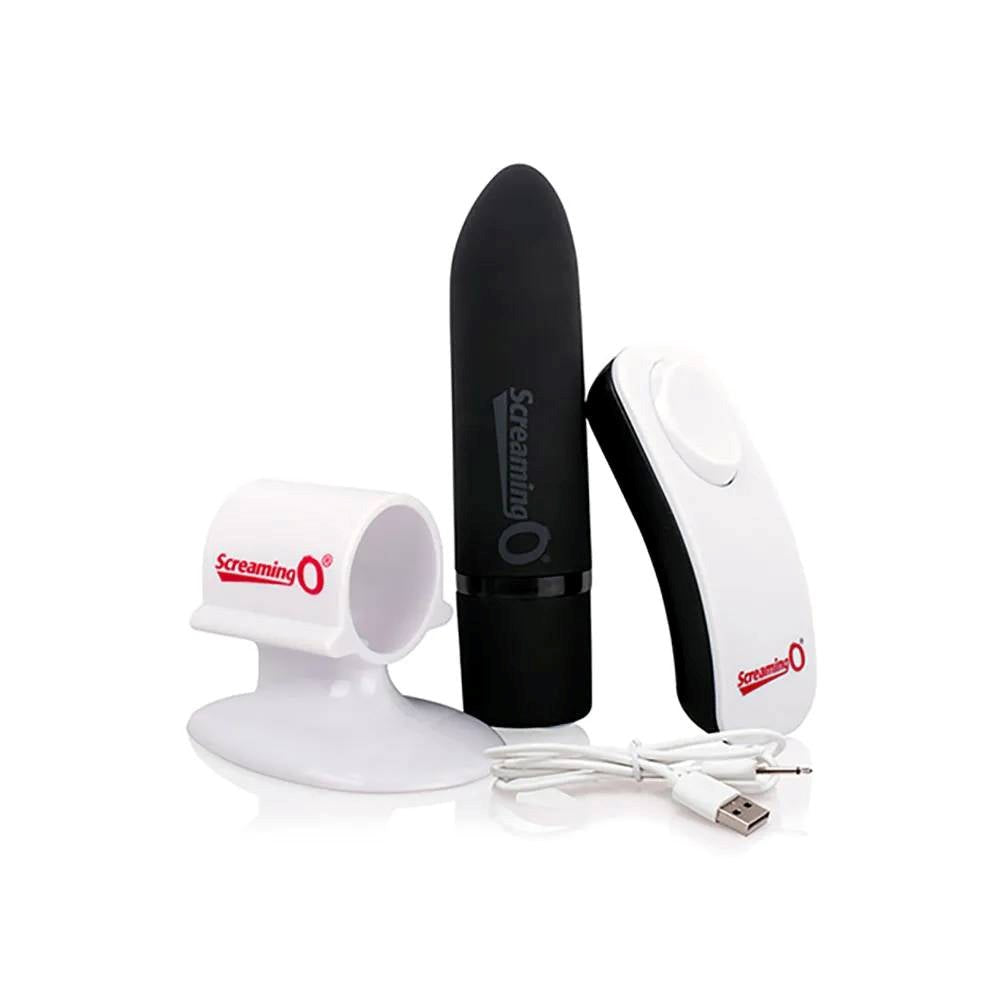 Screaming O Charged Positive Remote Control Vibrator with Wireless Control - - Remote Control Vibrators