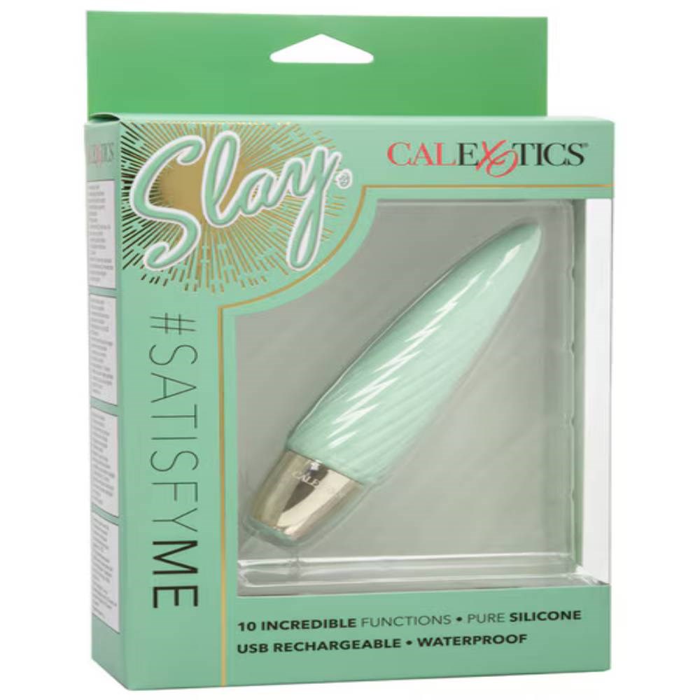 California Exotics Slay SatisfyMe Bullet Vibrator with Memory Function - Bullet Vibrators