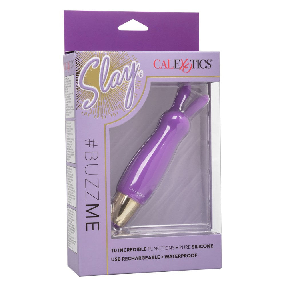 California Exotics Slay BuzzMe Adult Vibrator Dual Ear Clitoral Stimulation - - Personal Massagers