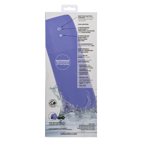 California Exotics Connect Male Stroker with Vibration and Suction - Masturbators and Strokers