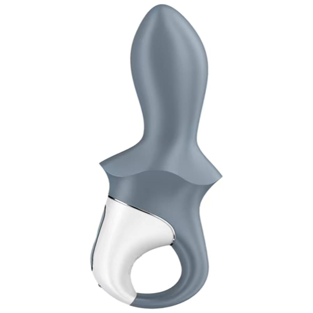 Satisfyer Air Pump Booty 1 Inflatable Anal Vibrator Grey - - Anal Vibrators