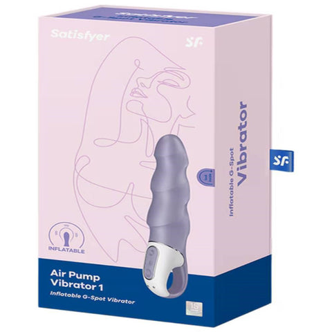 Satisfyer Air Pump Inflatable G Spot Vibrator 1 Customizable Expansion - G-Spot Vibrators