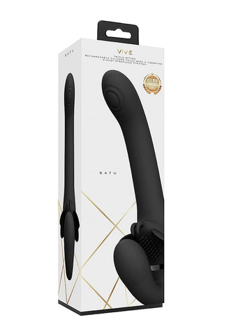 Shots Toys Vive Satu Vibrating Strapless Strap On Sex Toys Triple Motor - Strap On Sextoys