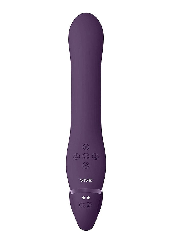 Shots Toys Vive Ai Dual Vibrating & Air Wave Tickler Strapless Strap On - - Strap On Sextoys