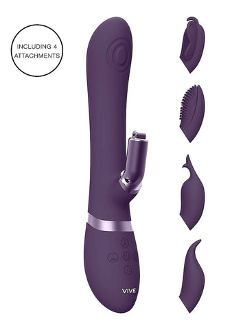Shots Toys Vive Etsu Multi Functions Rabbit Vibrator Triple Motor System - Rabbit Vibrators