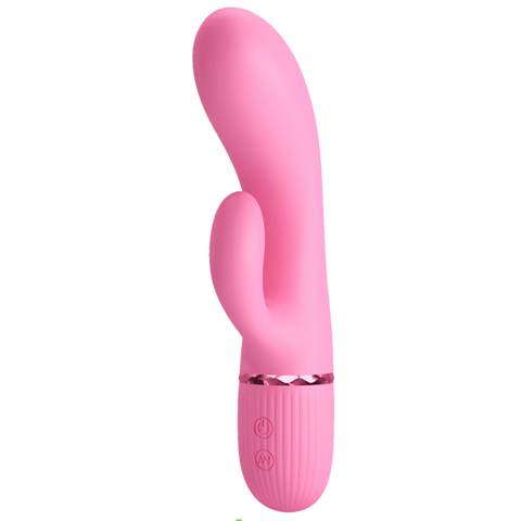 Baile Pretty Love Marski Silicone Dual Motor Rabbit Vibrator Dual Stimulation - Rabbit Vibrators