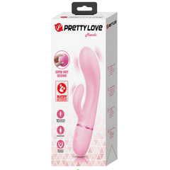 Pretty Love Marski Silicone Dual Motor Rabbit Vibrator - - Rabbit Vibrators