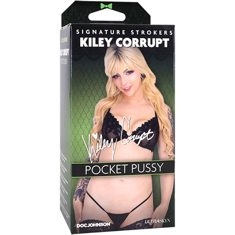 Doc Johnson Kiley Corrupt Signature Male Strokers Flesh ULTRASKYN Masturbator - Masturbators and Strokers