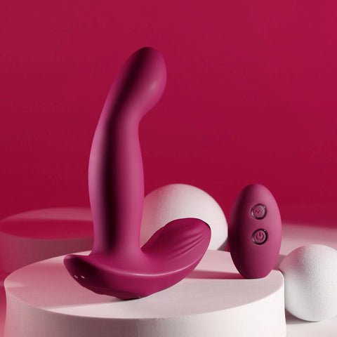 Evolved COME ON OVER G Spot Vibrator Burgundy Red with Come Hither Motion - G-Spot Vibrators
