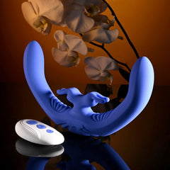 Evolved LOVEBIRDS Double Ended Rabbit Vibrator Purple - - Rabbit Vibrators