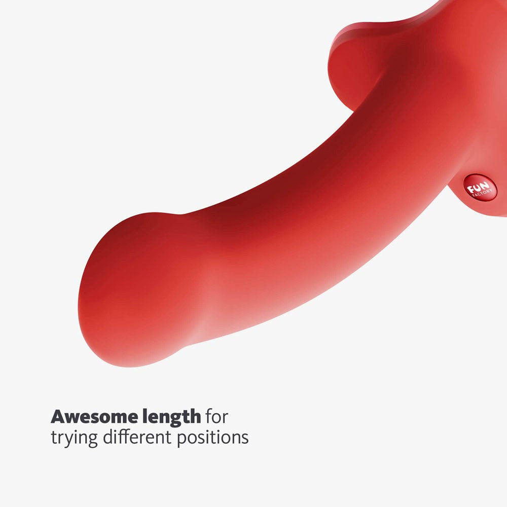 Fun Factory MAGNUM Strap On Dildo Coral Orange - - Strap On Sextoys