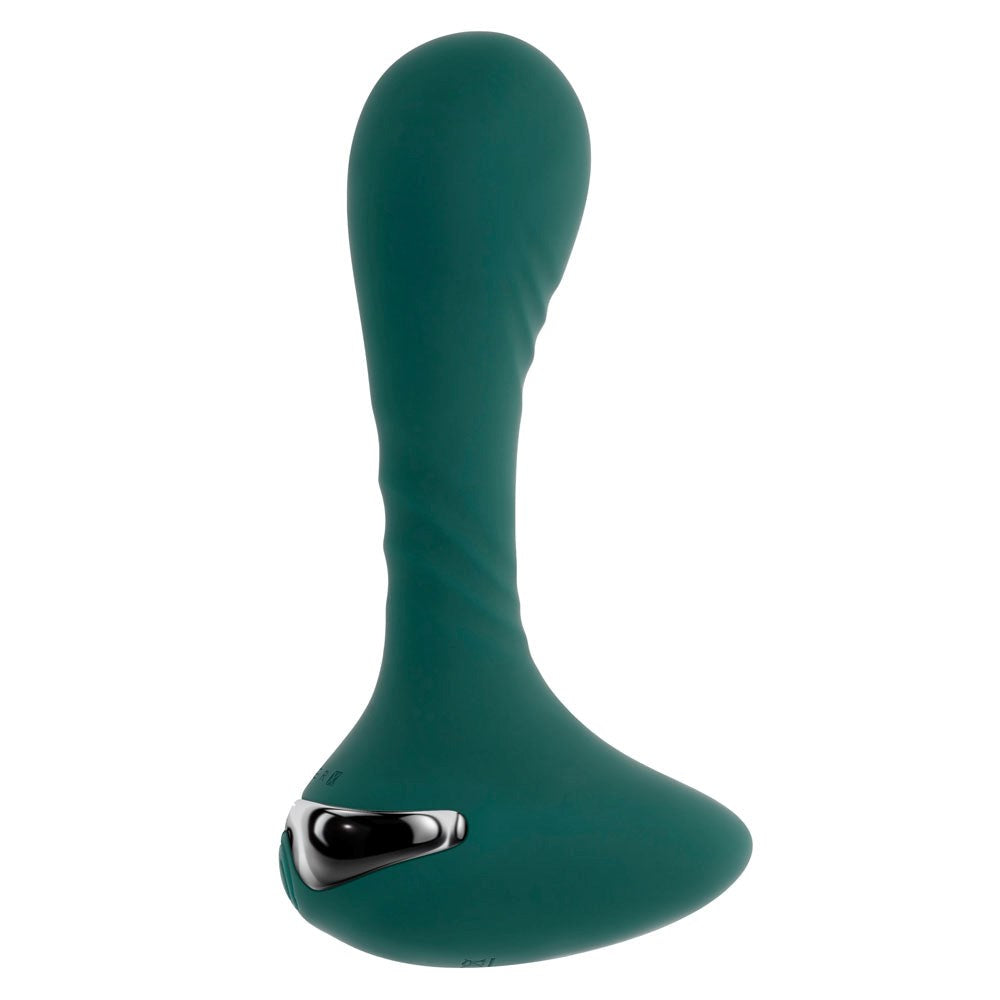 Gender X GOES ANYWHERE Rechargeable Anal Vibrator Green - - Anal Vibrators