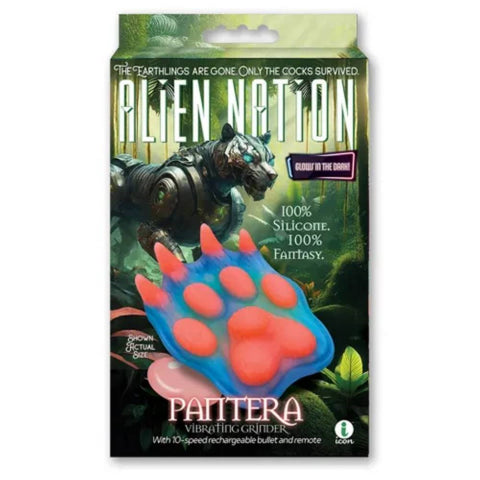 Icon Brands Alien Nation Pantera Vibrating Grinder Pad Glow in Dark - Vibrating Dildos