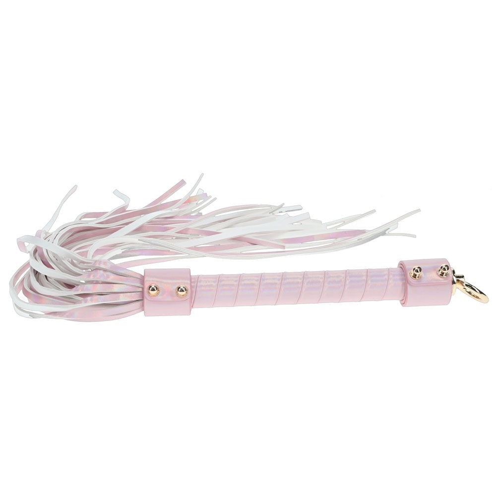 Shots Toys OUCH! Paris Collection BDSM Flogger Pink Premium Impact Play - - Whips And Crops
