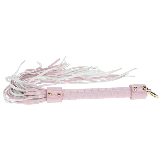 Shots Toys OUCH! Paris Collection BDSM Flogger Pink Premium Impact Play - - Whips And Crops