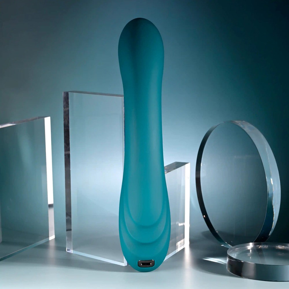 Playboy Pleasure AURELIE Rechargeable G Spot Vibrator Green - - G-Spot Vibrators