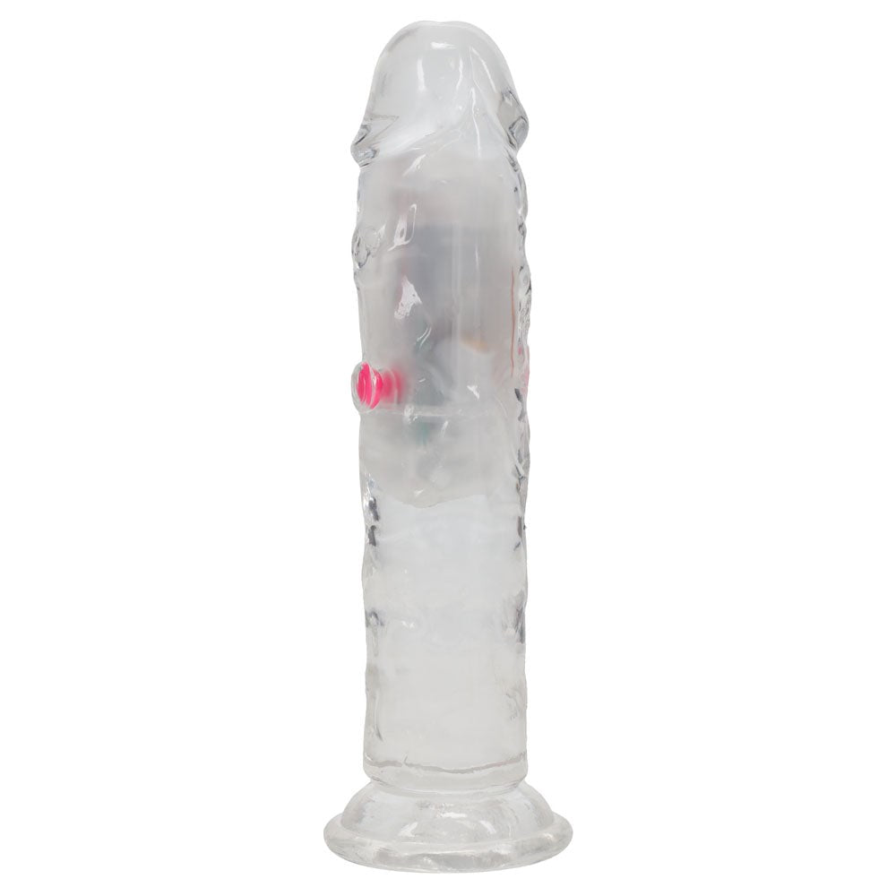 Shots Toys REALROCK No Balls Rechargeable LED Vibrating Dong with Suction Cup - - Vibrating Dildos