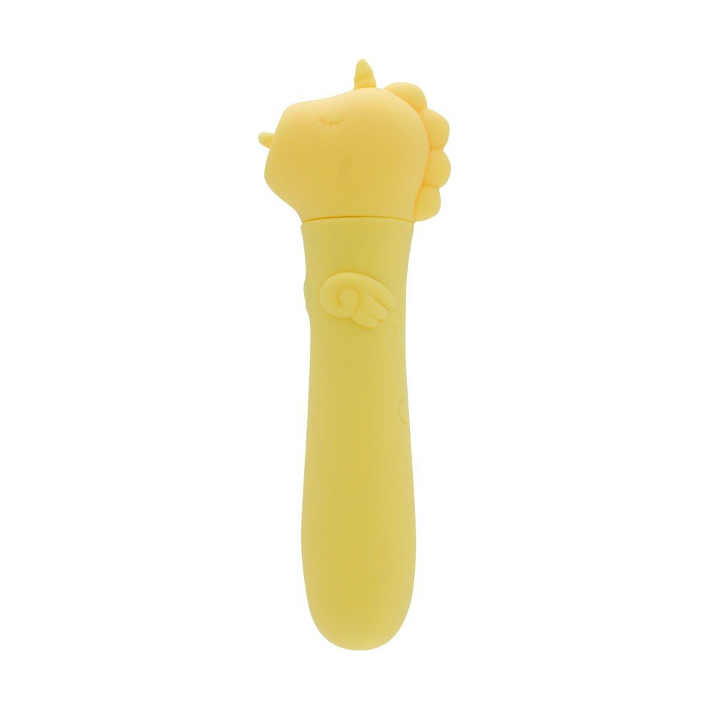 Unihorn Bean Blossom Bullet Vibe Yellow 10 Speed Clitoral Vibrator - - Bullet Vibrators