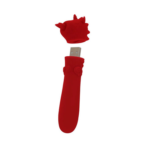 Unihorn Blaze Diablo Bullet Vibe Red Powerful Clitoral Stimulation - Bullet Vibrators