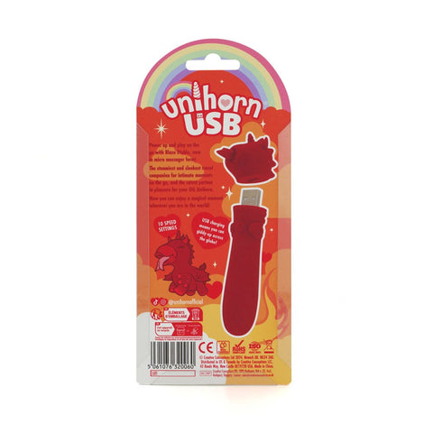Unihorn Blaze Diablo Bullet Vibe Red Powerful Clitoral Stimulation - Bullet Vibrators