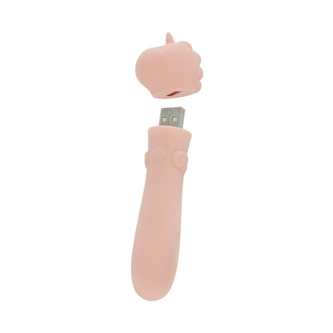 Unihorn Heart Throb Vibrating Bullet with Dual Motor Technology - Bullet Vibrators