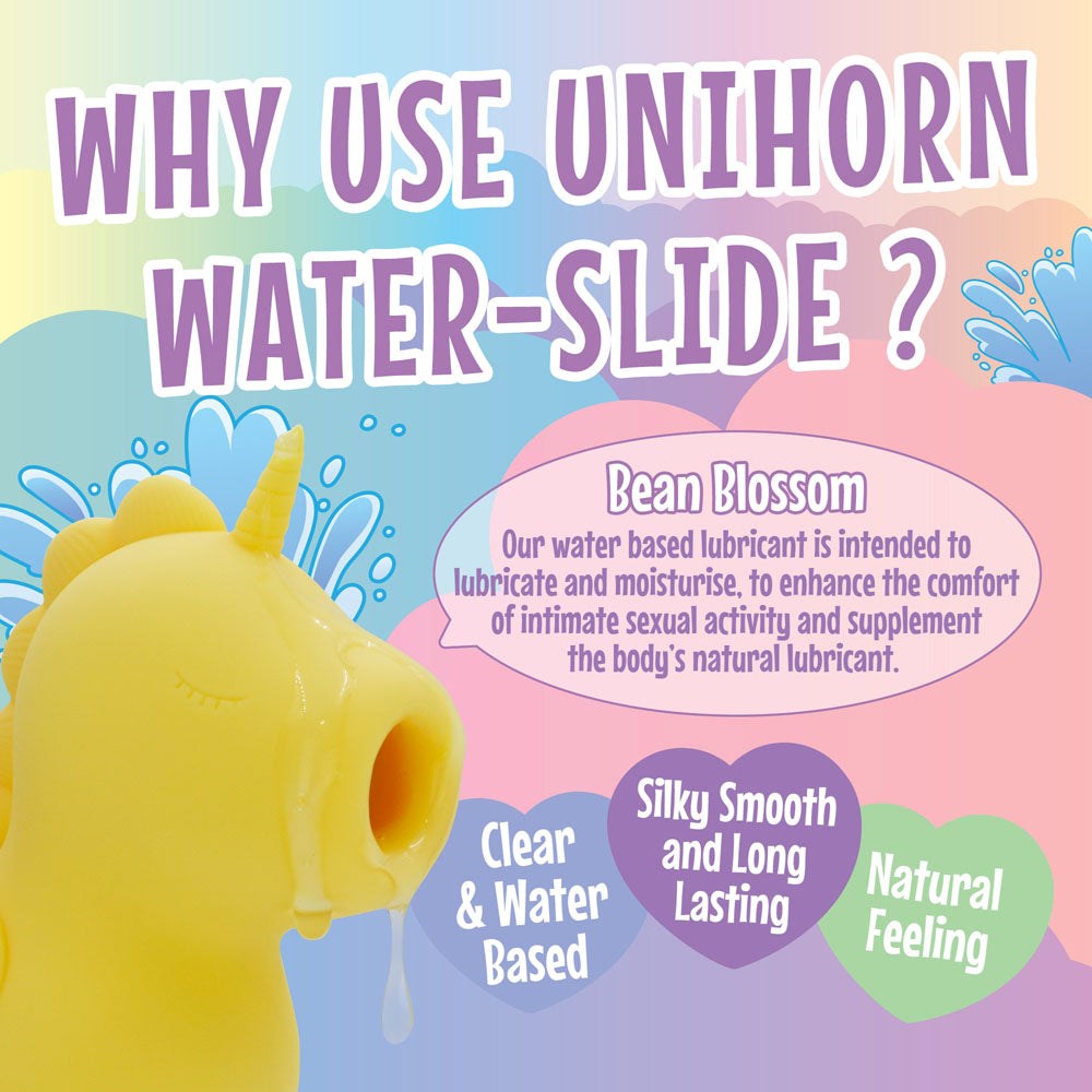 Unihorn Water Based Lubricant 130ml Silky Smooth Formula for Enhanced Sex - - Water Based Lubes