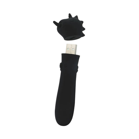 Unihorn Wild Spirit Bullet Vibe Black with 10 Vibration Settings - Bullet Vibrators