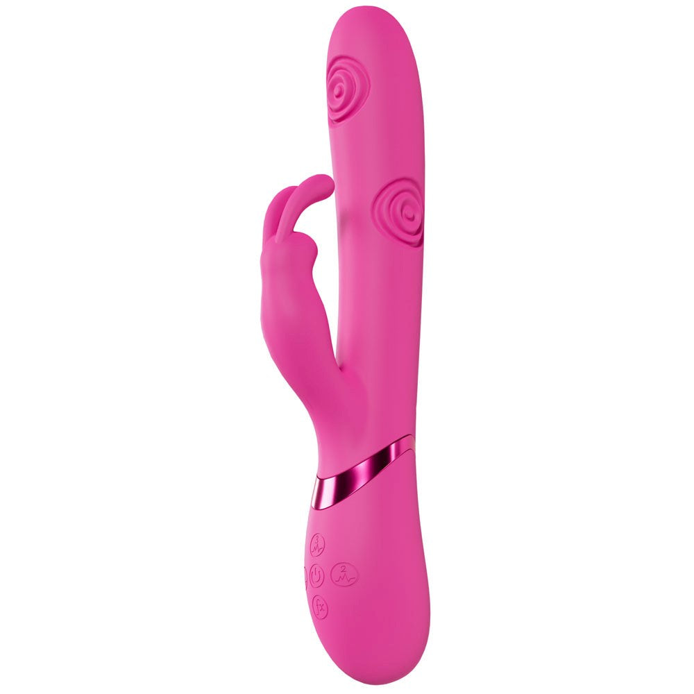 Shots Toys VIVE Mimi Vibrating Rabbit Massager Pink Triple Motor Technology - - Rabbit Vibrators