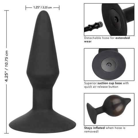 California Exotics Silicone Inflatable Anal Plug Adjustable Size - Butt Plugs