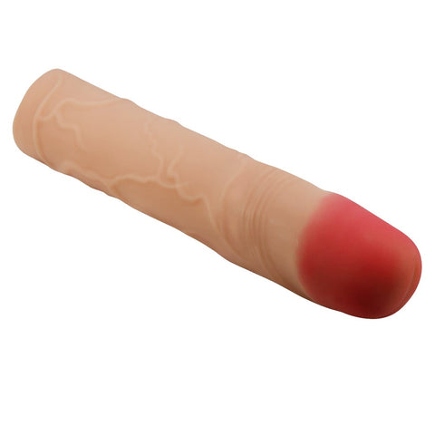 Baile Pretty Love Kylian 7.1 Inch Lifelike Penis Extender Sleeve - Penis Sleeves and Extenders