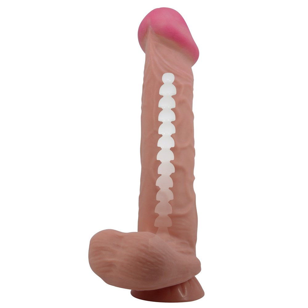 Pretty Love Bergrisi 10.2 Inch Realistic Looking Dildo Tan - - Realistic Dildos